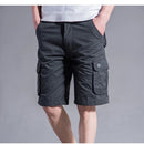 Cargo Shorts Men's Summer Casual Cotton Loose Overalls Baggy Multi-Pocket Army Military Trousers Tactical Shorts