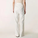 Summer Ladies High Waist Drape Casual Linen Wide Leg Straight Leg Pants