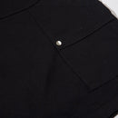 American Style Washed Solid Color Knee-length Shorts Casual Short Pants Mens Summer Loose Drawstring Elastic Waist Multi-Pocket