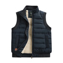Winter Men's Vest Fleece Lightweight Padded Thickening Vests Jackets Warm Coat Waistcoat