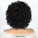 Pixie Curly Human Hair Wigs Highlight Short Jerry Curl Wig Easy Wear Glueless Wig Curly Bob Wig For Women