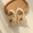 Baby Girl Bow Flower Pearl First Walkers Sweet Newborn Infant Gift Shoes Girls Princess Toddler Shoes