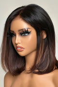 Woman with styled hair against a neutral background, Obroi