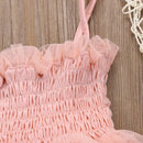 Summer Girl Dress Birthday Party Princess Dress Children Pleated Gown Flower Girl Wedding Tutu Fluffy Dress