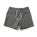 Pure Cotton Vertical Striped Men's shorts Summer Casual Length Pants