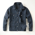 Spring and Autumn Retro Denim Cargo Jacket Men's Washed Casual