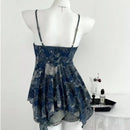Women Lace Cami Top Casual Retro Fit Coquette Tank Top Summer