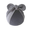 Baby Girls Boys Hat Cute Flower Knot Bunny Ears Hat Newborn Beanie Caps For Kids Toddler Infant Hair Accessories