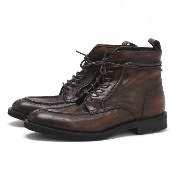 Men Chelsea Boots Dress Shoes Mens Boots and Luxury Shoes Platform