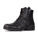 Genuine Leather Men Shoes Handmade Ankle Boots Boots Classic Shoes Motorcycle Men Boots