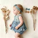Newborn Baby Girl Boy Cotton Linen Romper Set Infant Toddler Child Summer Jumpsuit Baby Clothes