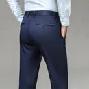 Summer Spring Men's Casual Dress Pants Men Elastic Men Business Casual Classic Pants Male Trousers