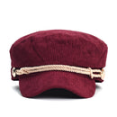 Beret Women Winter Hats For Women Octagonal Caps Female