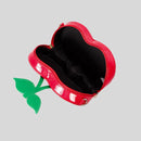 Cherry Design Crossbody Bag for Women Cute Chains Shoulder Bags Funny Novelty Messenger Bag