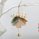 Plush Christmas Tree Bells Pendant Tree Hanging Ornament Merry Christmas Decorations