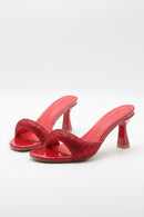 Rhinestone Slippers Ladies Slides Summer Female Open Toe Elegant Dress Shoes Sandals for Women