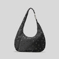 Rivet Hobos Women Shoulder Bags Punk Oxford Handbags Trend Lightweight Underarm Bag