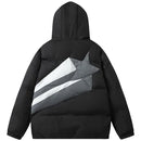 Winter Thicken Parkas Jacket Hooded Jackets for Men Loose Casual Padded Coat