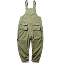 Spring Men's Jumpsuits Overalls Outdoor Pants Male Multi-pockets Straight Trousers