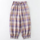 Plaid Bloomers Women Casual Pants