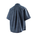 Blue denim shirt on a white background, Obroi