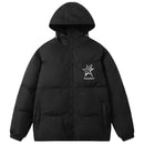 Winter Thicken Parkas Jacket Hooded Jackets for Men Loose Casual Padded Coat