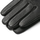 Winter Leather Gloves For Men Fleece Thickened Warm Riding Mittens Male Driving Touch Screen