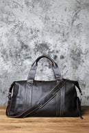 Leather Men Travel Bag Natural Handbag Casual Shoulder Messenger Bag Large Capacity Luggage Bag