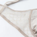 Lining  Silk Satin Bra Women Solid Wire Free Lace Mesh Comfortable Thin Summer