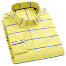 Shirts Men Long Sleeve Regular-Fit Button-Down Work Men Shirts Oxford