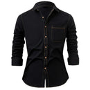 Men Denim Shirt Pure Casual Jacket Trendy Men's Wear Spring Autumn Season