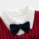 Baby's British Style Jumpsuit, Birthday Party Dress, Small Suit, Fashionable Gentleman's, Spring and Fall