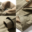 Vintage Winter Jacket Men Thick Warm Cashmere Liner Parka Male Outdoor Windbreaker Military Bomber Jackets