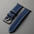 Handmade denim strap compatible with Apple Watch 49MM 46MM 45MM Ultra S12 double-layer denim bracelet