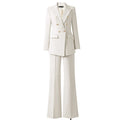 Women's Suit Blazer Pants Sets 2 Piece Outfits Elegant Chic Spring Autumn Woman Trouser Set Formal Clothes