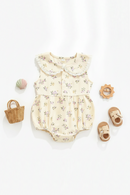 Little Flower Baby Girls Bodysuits Summer Soft Infants Cute Clothes