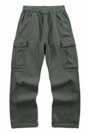 Green cargo pants on a white background, Obroi