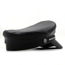 Women Ladies Autumn Winter Beret Hat Leather British Style Flat Top Octagonal Cap Adjustable Female