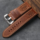 Handmade Genuine Leather Watchband Vintage Bracelet