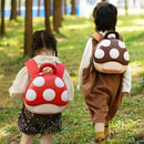 Red Mushroom School Bags for Kindergarten Girls Boys Kawaii Travel Backpack Toddler Children's Bag Gift