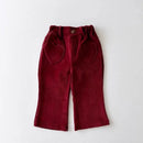 Baby Girl Cotton Trousers With Infant Toddler Child Flared Pant Spring Autumn Baby Clothes 1-7Y