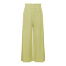 Pleated High Waisted Straight Loose Causal Pants