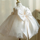 Infant Ball Gown Flower Wedding Lace Sleeveless Cute Princess Dress Toddler Baby Baptism Dresses