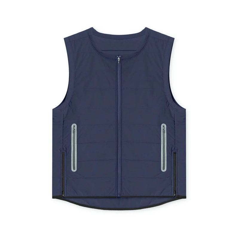 Autumn And Winter Men's Waistcoat Sports Casual Men's Round Neck Zipper Jacket