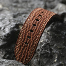 Handmade Strap 20MM 22MM 24MM Black Leather Retro