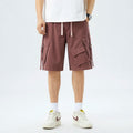 Men's Cargo Shorts Elastic Waist Casual Summer Shorts
