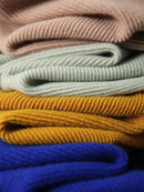 Cashmere Pullover Women Crewneck Classic Solid Simple Versatile Soft Slouchy Style Sweater Autumn