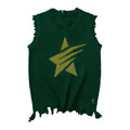 Men's Knitted Vest Summer Mesh Vest Casual Sleeveless Breathable Woolen Knit Ves Soft Top Men