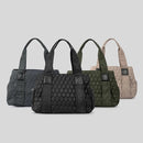 Vintage Quilted Padded Women Handbags Designer Shoulder Bag Casual Nylon Down Cotton Crossbody Bag Small Tote Purses