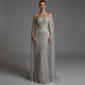Tassel Sleeveless Evening Dress Boat Neck Mermaid Celebrity Gowns Classic Dresses